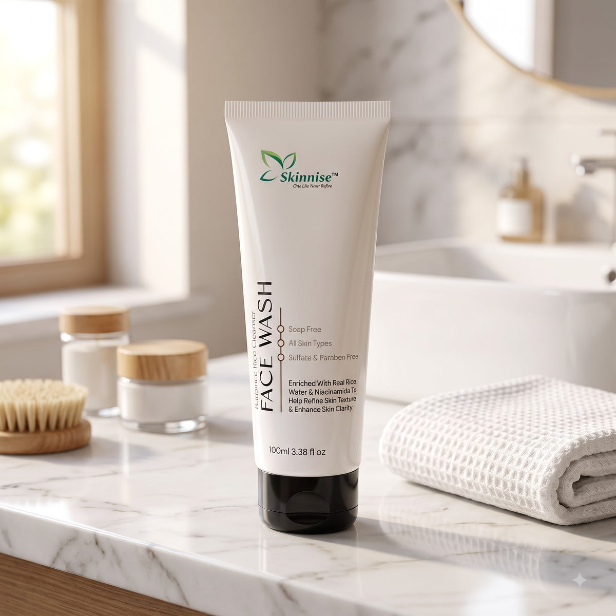 Skinnise Radiance Rice Cleanser Face Wash - 100ml