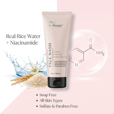 Skinnise Radiance Rice Cleanser Face Wash - 100ml