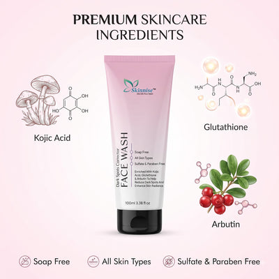 Skinnise Dark Spots Corrector Face Wash - 100ml
