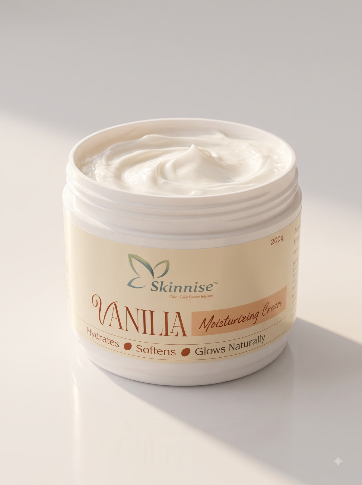Skinnise Vanilla Moisturizing Cream - 200g